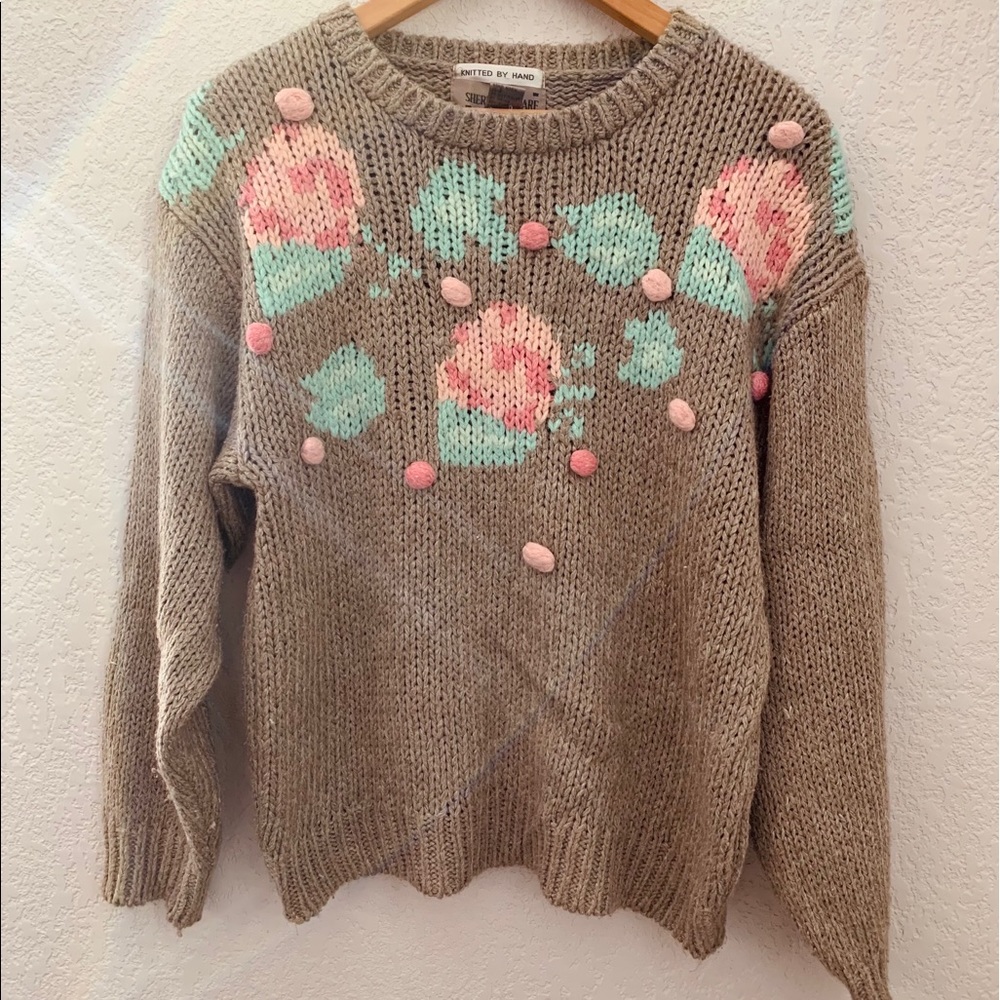 Vintage Rosebud Sweater